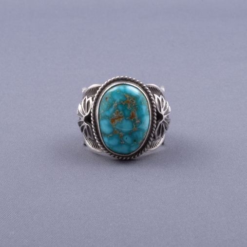 8.3ct Turquoise Mountain Ring／8.3カラット ターコイズ マウンテン リング - 画像2枚目