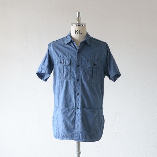 BOTANICAL SCOUT APRON SHIRT 1/2　【SASSAFRAS／ササフラス】 - 画像1枚目