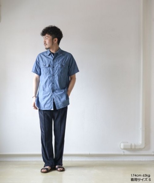 BOTANICAL SCOUT APRON SHIRT 1/2 【SASSAFRAS／ササフラス】 - ドゥー