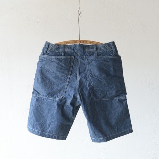 Fall Leaf Sprayer Pants 1/2 - 8oz Chambray【SASSAFRAS／ササフラス】 - 画像2枚目