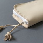 zip pen case(nat/wht・ nat/tri)　【Hender Scheme】 2