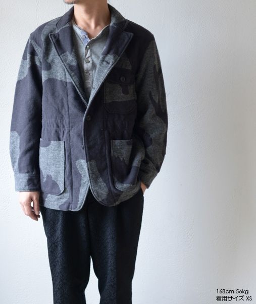 Benson JK - Animal Wool Jacquard - Gey 【Engineered Garmens】 - 画像5枚目