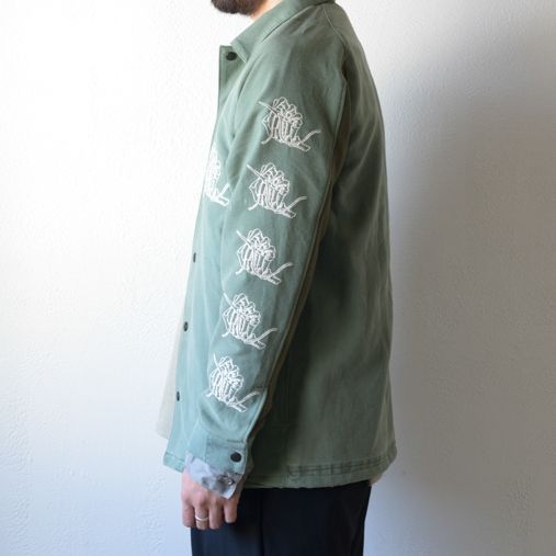 SEWING HAND JACKET - Coach Jacket 【ink】 - 画像4枚目