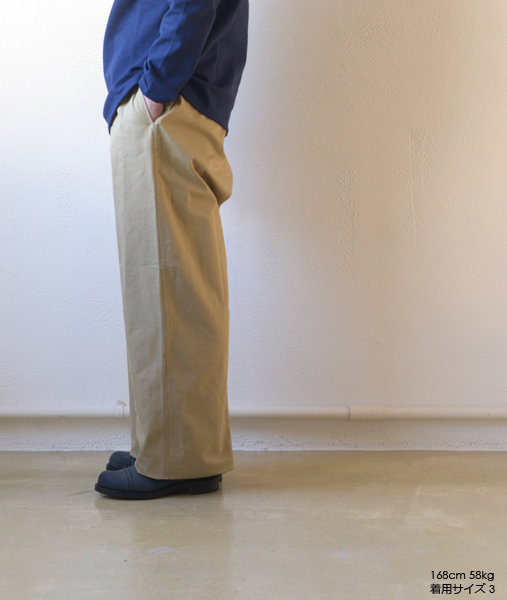 LIGHT CHINO WIDE PANTS【AURALEE】 - 画像5枚目