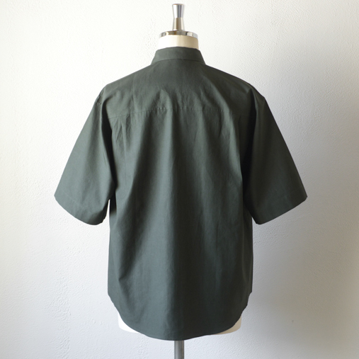 WASHED FINX TWILL HALF SLEEVED BIG SHIRTS - 【AURALEE】 - ドゥー