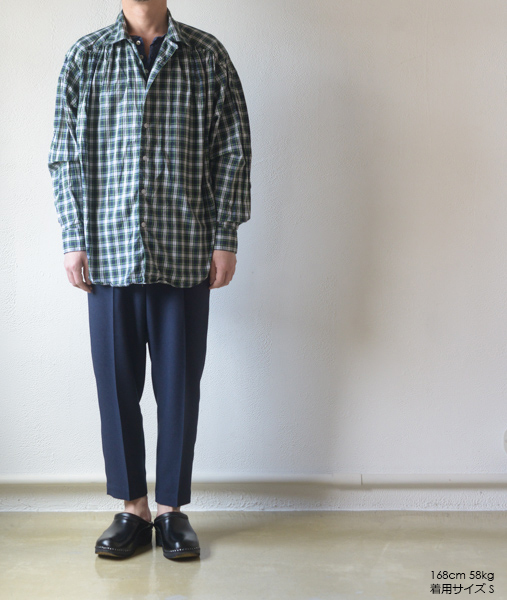 Painter Shirt - Tartan Check - Green/White【AiE】 - ドゥーバップの ...