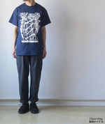 Printed T-shirt - The End of The World - Nvy/Red【Dead Feeli】 5