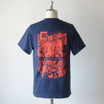 Printed T-shirt - The End of The World - Nvy/Red【Dead Feeli】 2