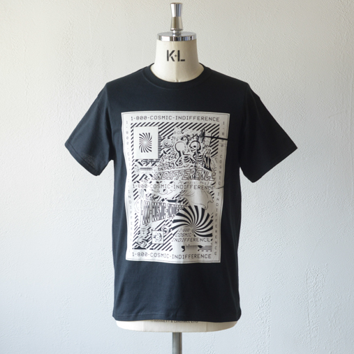 Printed T-shirt - Cosmic Indifference - Blk/Wht【Dead Feelin】 1