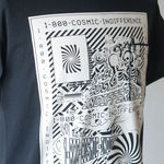 Printed T-shirt - Cosmic Indifference - Blk/Wht【Dead Feelin】 3