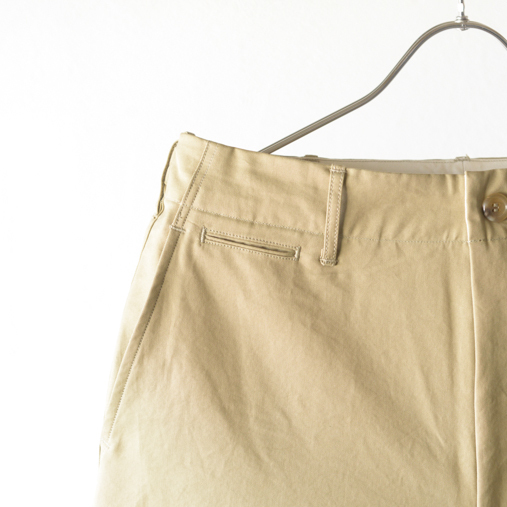 LIGHT CHINO WIDE PANTS - Khaki beige【AURALEE】 - 画像3枚目