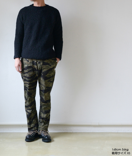 FALL LEAF PANTS - Twill - Tiger【SASSAFRAS】 - 画像5枚目