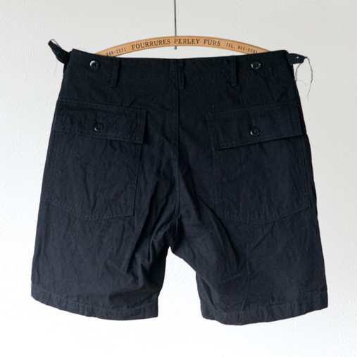 Fatigue Short - 7.5oz Denim - Black【Engineered Garments】 - 画像2枚目