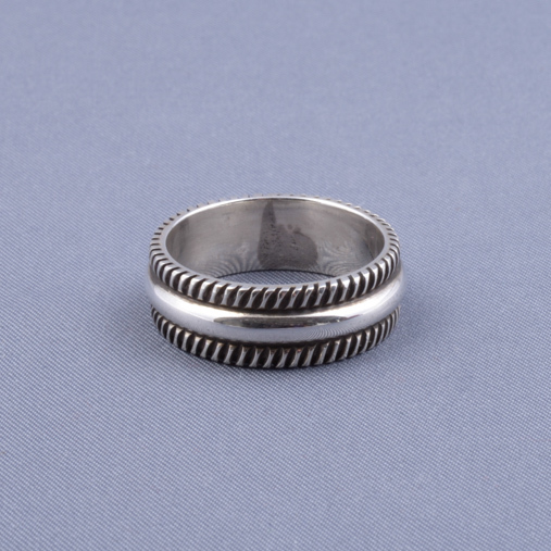 Chisel Work Ring【Patricia Bedonie／Indian Jewelry】 - 画像4枚目