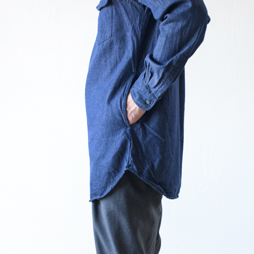 Popover Long BD - 6oz Denim【Engineered Garments】 - 画像4枚目