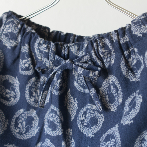 String Work Pant - Wool Crepe / Fine Pattern - Navy【Needles】 - 画像3枚目