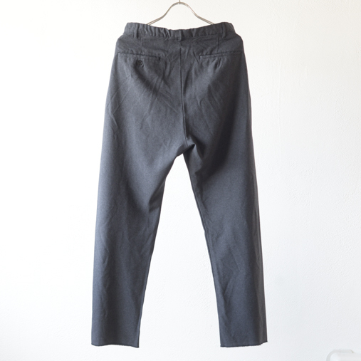 Polyester Sarrouel Pant - D gray　【mando】 - 画像2枚目