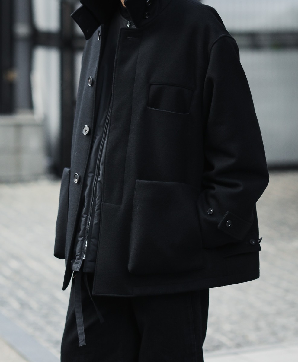 楽天スーパーセール】 MELTON OVERSIZED JACKET MELTON www LEAN