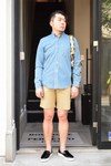 Acne Studios×Ami春夏デニムシャツスタイル 1