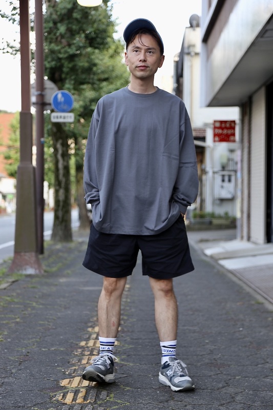 graphpaper グラフペーパー L S oversized tee - Tシャツ