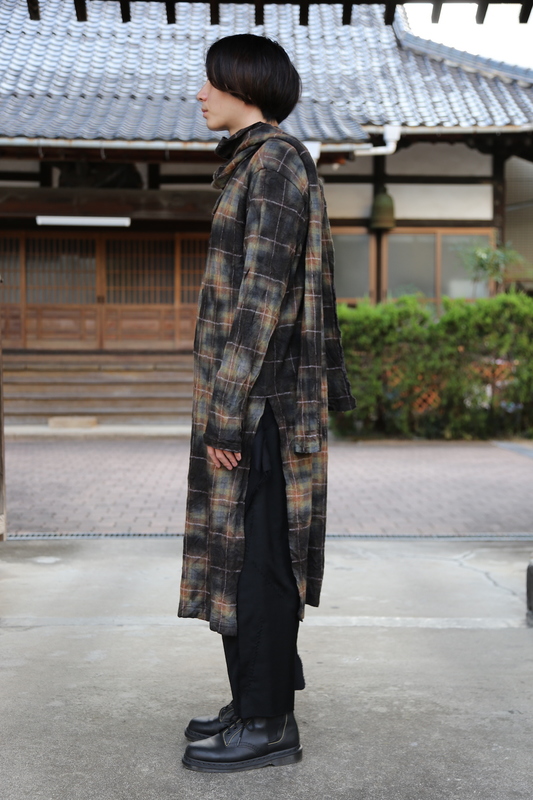 日本ファッション 【極美品】Yohji Yamamoto 19ssムラ染めメッセージ