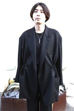 YOKE WOOL FLANNEL 11XL JACKET COAT"BLACK"スタイル 2