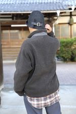 Graphpaper Wool Boa Zip-Up Blousonスタイル 5