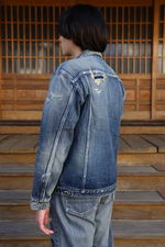 FDMTL ファンダメンタル DENIM JACKET10YR WASHスタイル 4