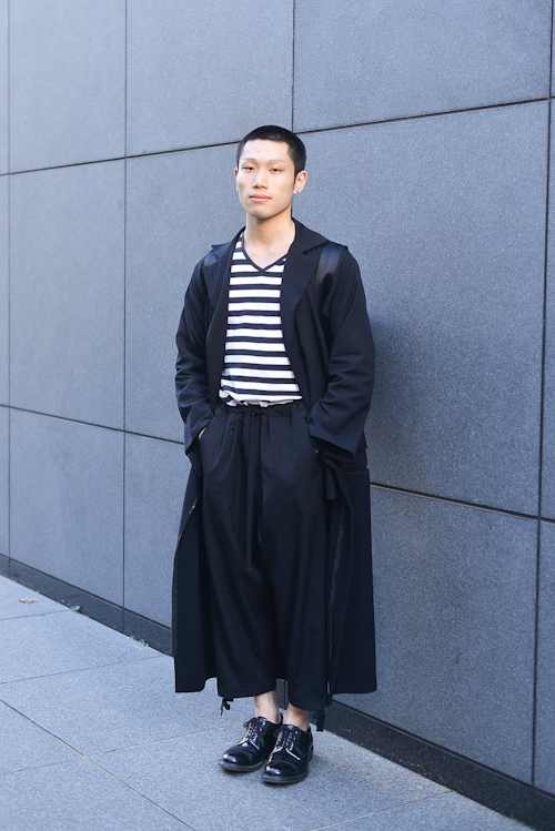 粕谷 将基さん - ワイズ(Y's)、コム デ ギャルソン(COMME des GARÇONS)｜青山・表参道ストリートスナップ - 写真1