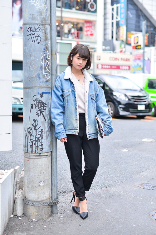 ピッツキーリ 愛実さん - リーバイス(Levi's)、ザラ(ZARA)｜原宿ストリートスナップ1