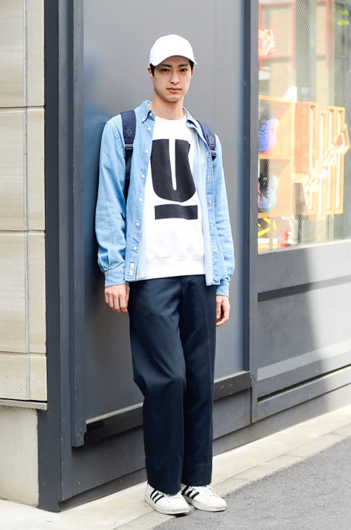 寺崎 聡さん - アクネ ストゥディオズ(Acne Studios)、古着(ユーズド)(USED)｜原宿ストリートスナップ - 写真1