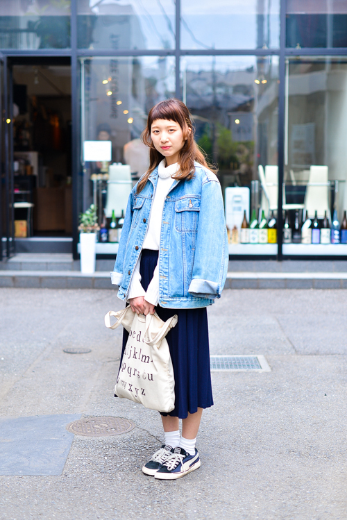 山本 珠里さん - 古着(ユーズド)(USED)、プーマ(PUMA)｜原宿ストリートスナップ - 写真1