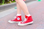 阿久津 ゆりえさん - 古着(ユーズド)(USED)、コンバース(CONVERSE)｜原宿ストリートスナップ4