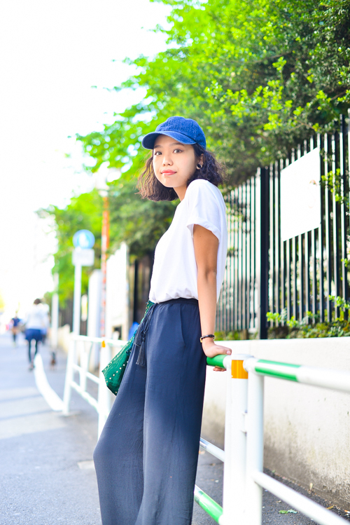 新倉 真生さん - ジーユー(GU)、エイチ＆エム(H&M)｜原宿ストリートスナップ - 写真2