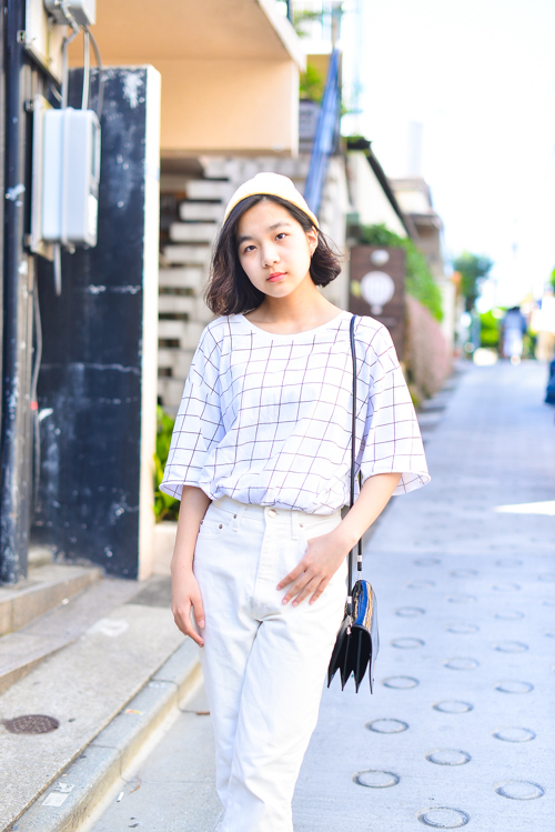 ムロオカ サユリさん - モンキ(MONKI)、古着(ユーズド)(USED)｜原宿ストリートスナップ - 写真2