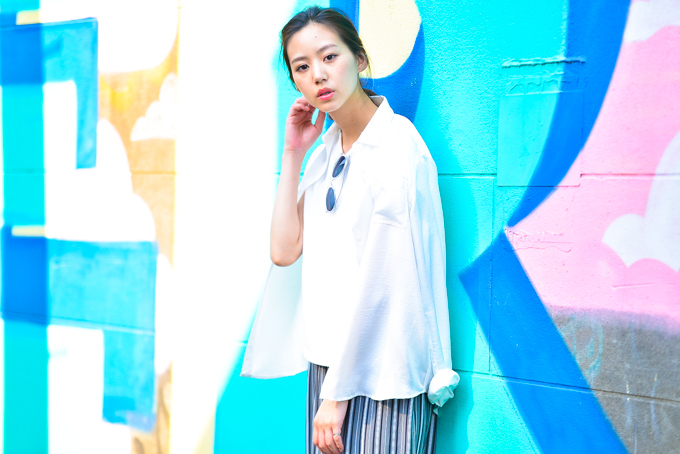 シホさん - マウジー(MOUSSY)、古着(ユーズド)(USED)｜原宿ストリートスナップ - 写真3