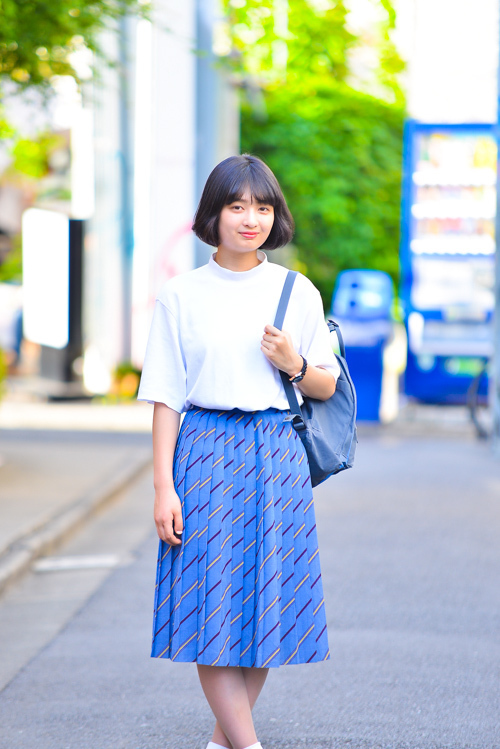 斎藤 遥さん フェールラーベン Fjallraven 原宿ストリートスナップ ファッションプレス