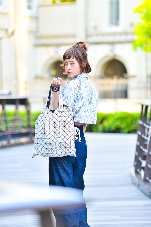 植村 麻由さん - カルヴェン(CARVEN)、オープニングセレモニー(OPENING CEREMONY)｜青山・表参道ストリートスナップ - 写真3