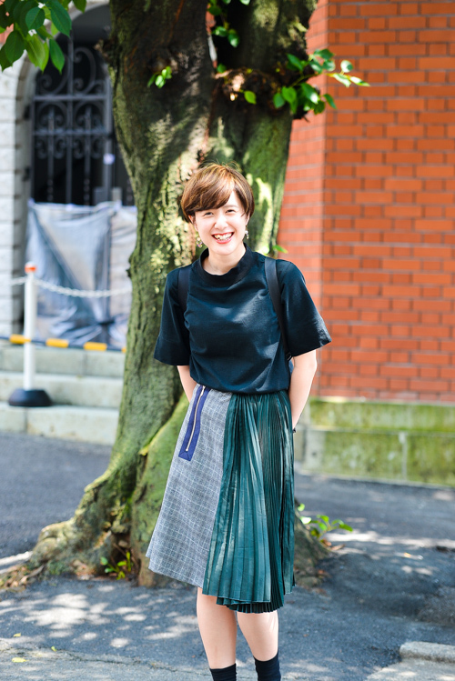 波田野 紗香 さん - オープニングセレモニー(OPENING CEREMONY)、カラー(kolor)｜原宿ストリートスナップ - 写真2