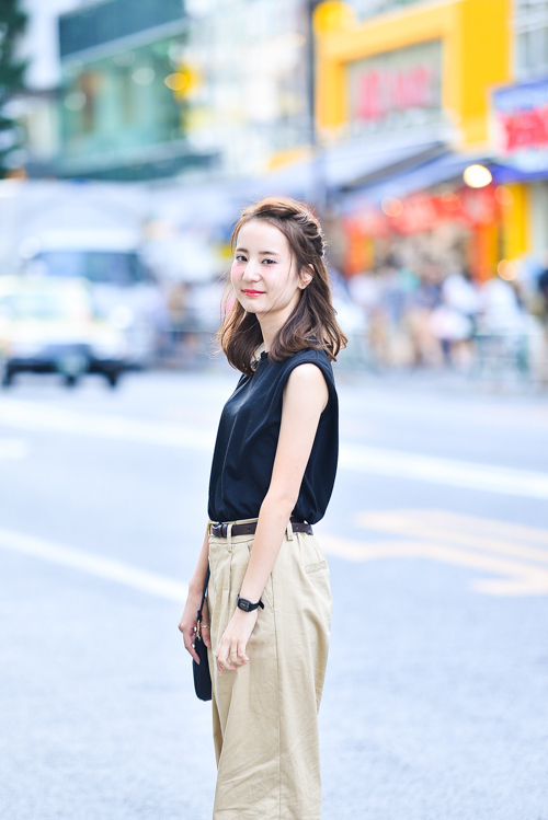 佐藤 涼実さん - ジーユー(GU)、ビルケンシュトック(BIRKENSTOCK)｜原宿ストリートスナップ - 写真2