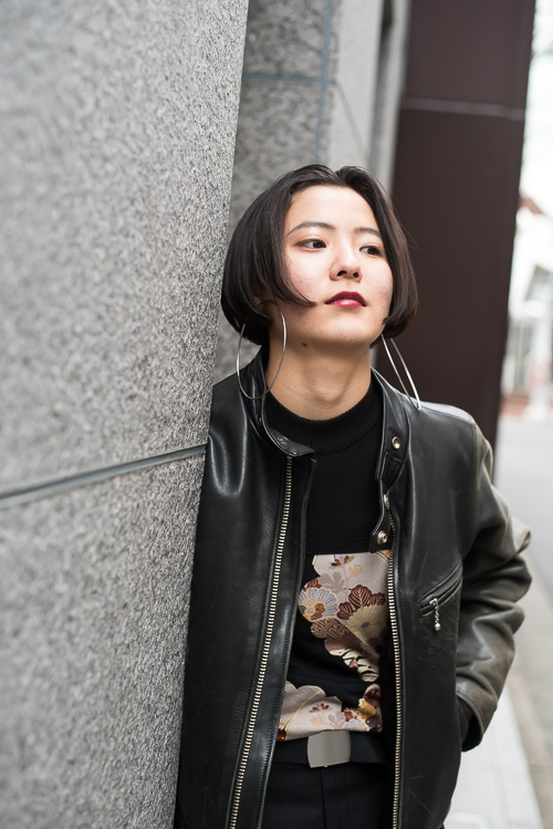 井上 芳菜さん - ハーレーダビッドソン(Harley-Davidson)、エイチ＆エム(H&M)｜原宿ストリートスナップ - 写真3