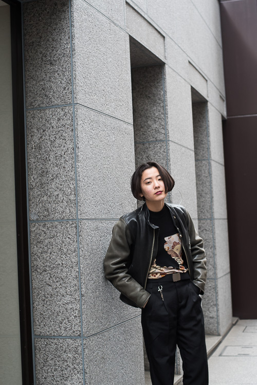 井上 芳菜さん - ハーレーダビッドソン(Harley-Davidson)、エイチ＆エム(H&M)｜原宿ストリートスナップ - 写真2