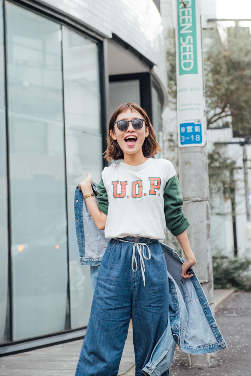 望月 麻友美さん - 古着(ユーズド)(USED)、ヴァンズ(VANS)｜原宿ストリートスナップ - 写真6