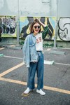 望月 麻友美さん - 古着(ユーズド)(USED)、ヴァンズ(VANS)｜原宿ストリートスナップ1