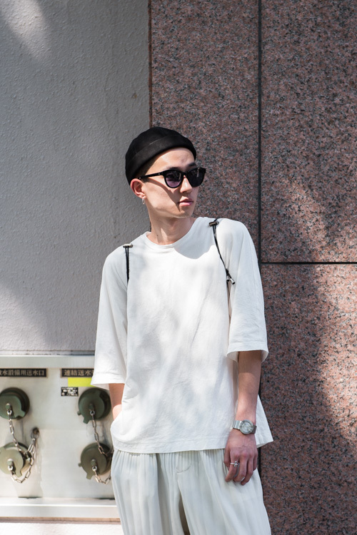 岩井 俊輔さん - イッセイ ミヤケ メン(ISSEY MIYAKE MEN)、アクネ ストゥディオズ(Acne Studios)｜原宿ストリートスナップ - 写真3