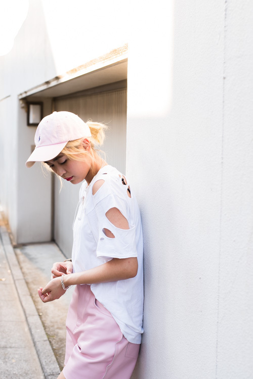 福山 美佑さん - コム デ ギャルソン(COMME des GARÇONS)、ドクターマーチン(Dr. Martens)｜原宿ストリートスナップ - 写真5