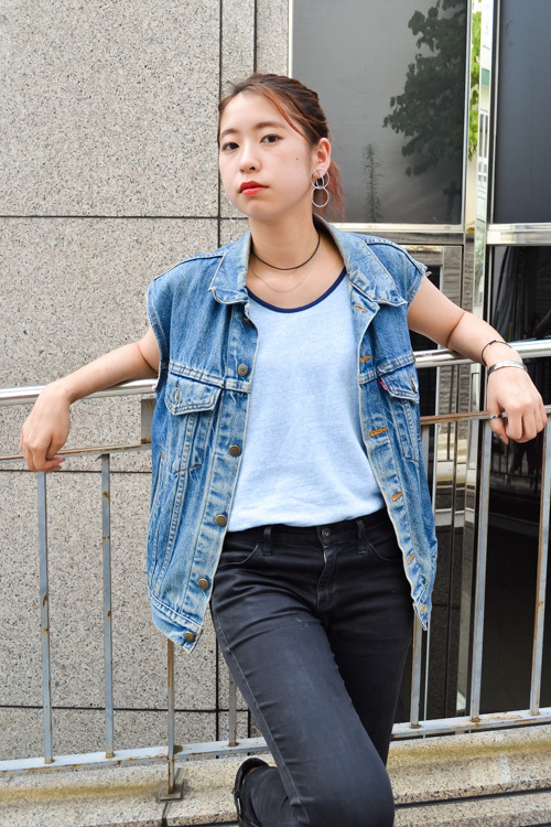 廣沢  彩さん - リーバイス(Levi's)、古着(ユーズド)(USED)｜原宿ストリートスナップ - 写真2