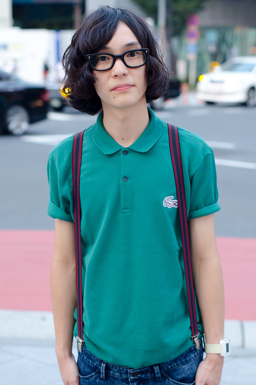 オアナ　ダイスケさん - ラコステ(LACOSTE)、ユニクロ(UNIQLO)｜原宿ストリートスナップ - 写真2