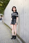 溝口 郁海さん - アズール バイ マウジー(AZUL by moussy)、ザラ(ZARA)｜原宿ストリートスナップ1