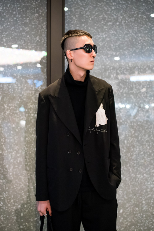 上田 一喜さん - ヨウジヤマモト(Yohji Yamamoto)｜渋谷ストリートスナップ - 写真2